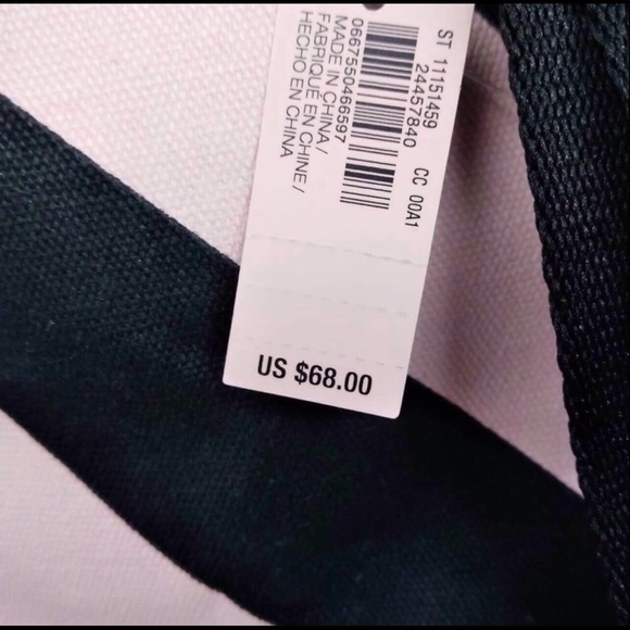 Victoria’s Secret Striped Tote Pink & Black - Picture 7 of 7